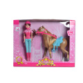 En71 Approval Kids Toy Plastic Fashion Doll with Horse (H1988010)